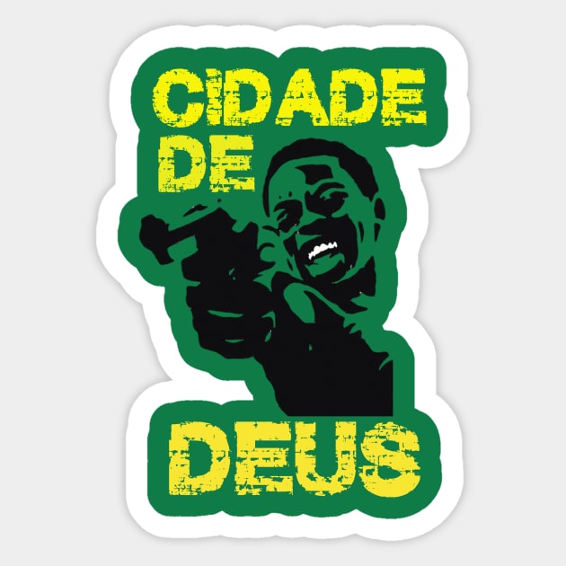 Cidade de Deus - City of God - Ze Pequeno Sticker by SaintandSinner